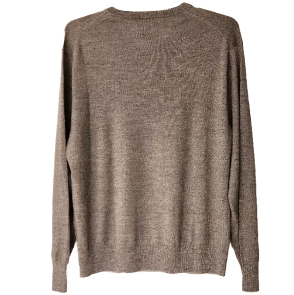 Bonobos Merino wool ribbed V-neck sweater in light gray Size XL- Nwot - Picture 3 of 7